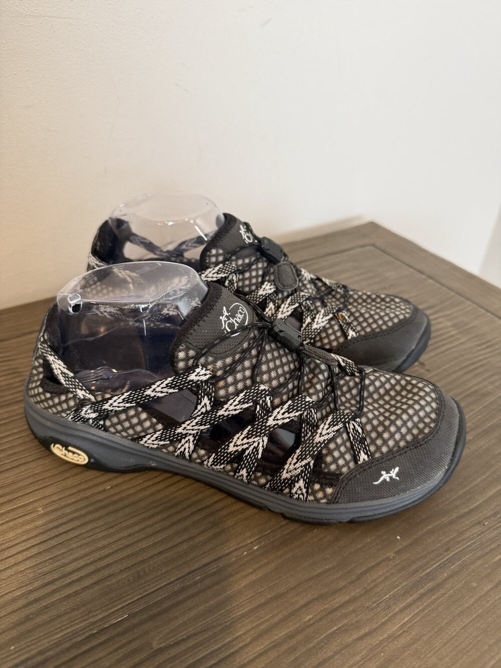 Chaco OutCross Evo Mesh Bungee Lace Water Trail Hike Shoe Gray Women's 8.5
